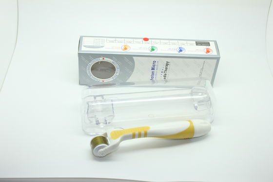 Rodillo de Derma de la aguja del LED, cara Dermaroller del fotón del equipo de 200 agujas con la batería/el poder de encender la arruga de Up/Anti